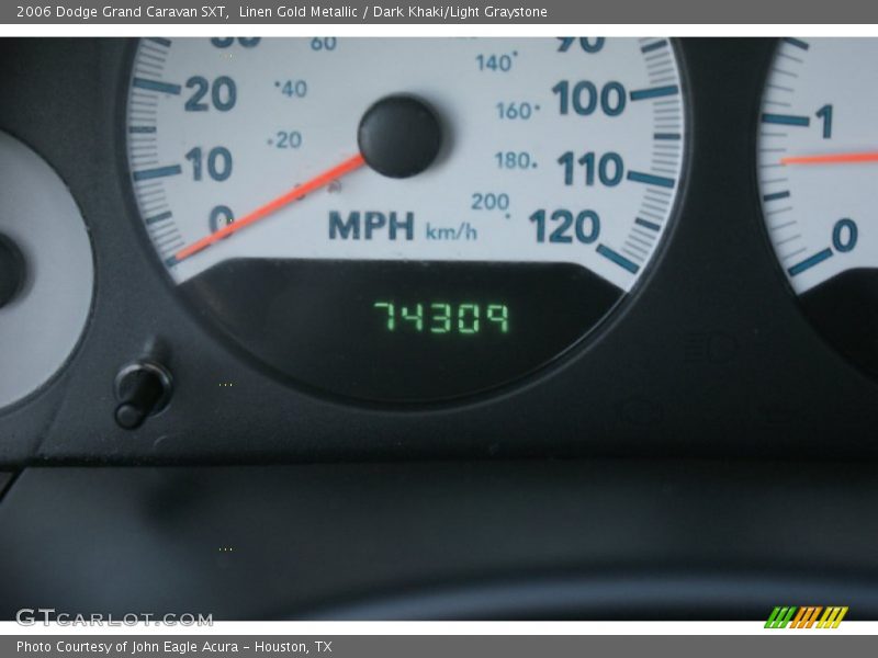 Linen Gold Metallic / Dark Khaki/Light Graystone 2006 Dodge Grand Caravan SXT