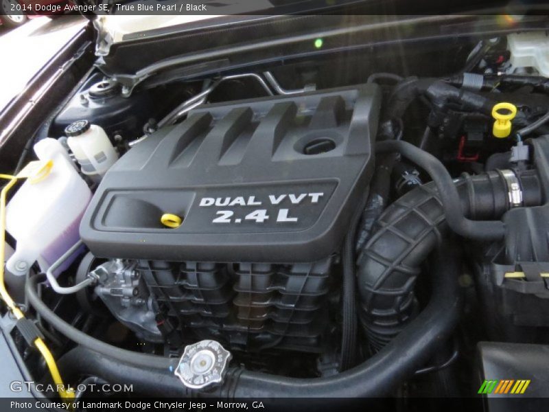 True Blue Pearl / Black 2014 Dodge Avenger SE