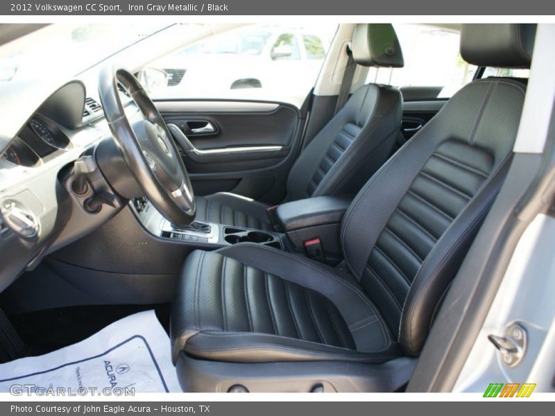 Iron Gray Metallic / Black 2012 Volkswagen CC Sport