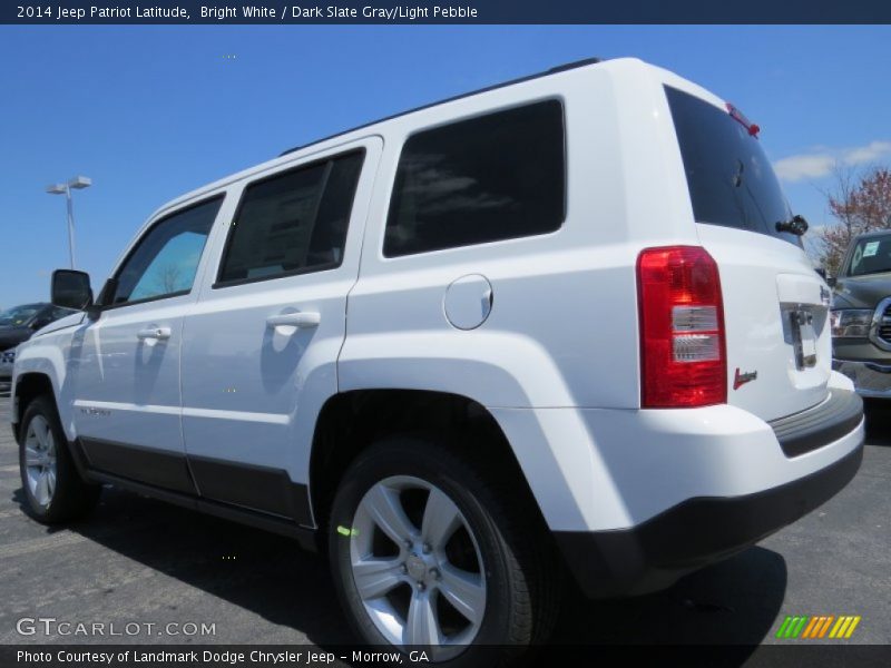Bright White / Dark Slate Gray/Light Pebble 2014 Jeep Patriot Latitude