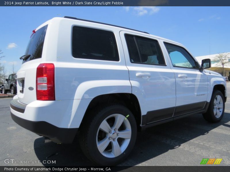 Bright White / Dark Slate Gray/Light Pebble 2014 Jeep Patriot Latitude