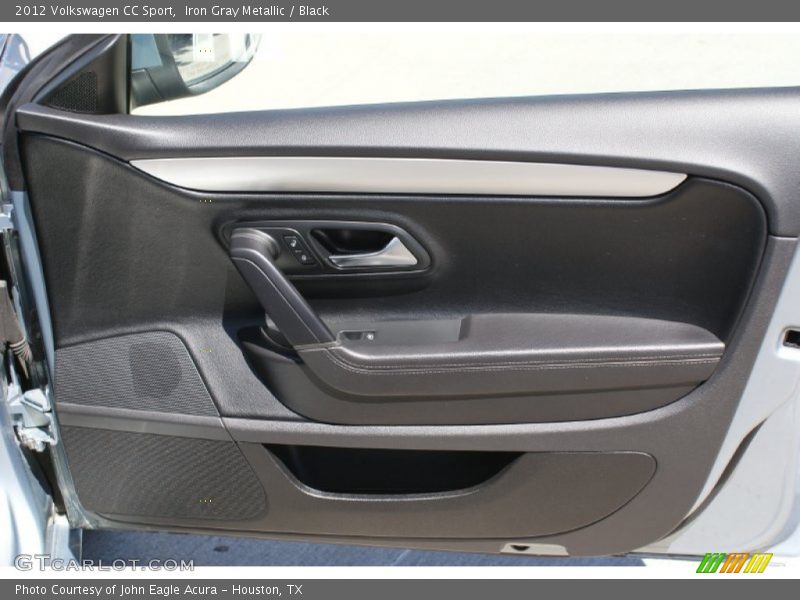 Iron Gray Metallic / Black 2012 Volkswagen CC Sport