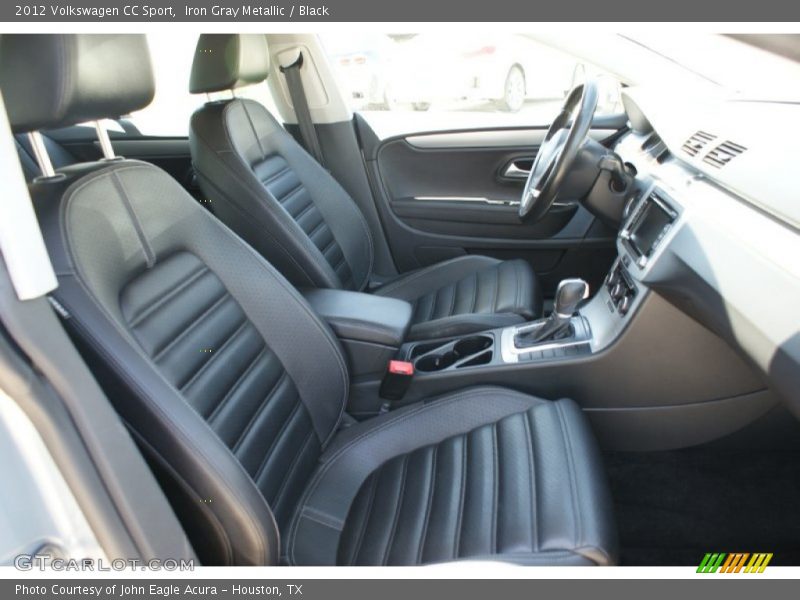 Iron Gray Metallic / Black 2012 Volkswagen CC Sport