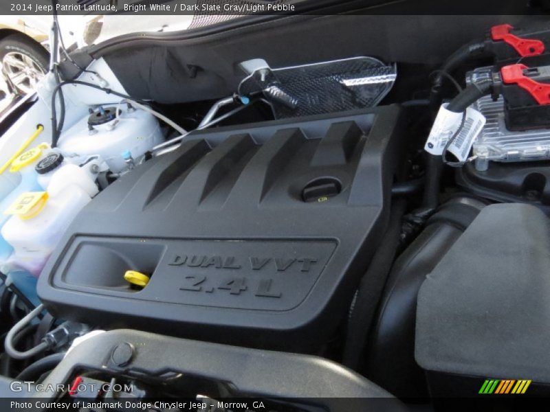 Bright White / Dark Slate Gray/Light Pebble 2014 Jeep Patriot Latitude