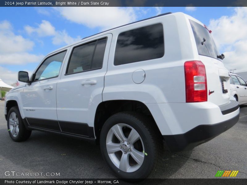 Bright White / Dark Slate Gray 2014 Jeep Patriot Latitude