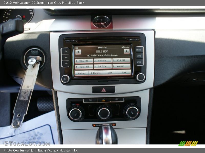 Iron Gray Metallic / Black 2012 Volkswagen CC Sport
