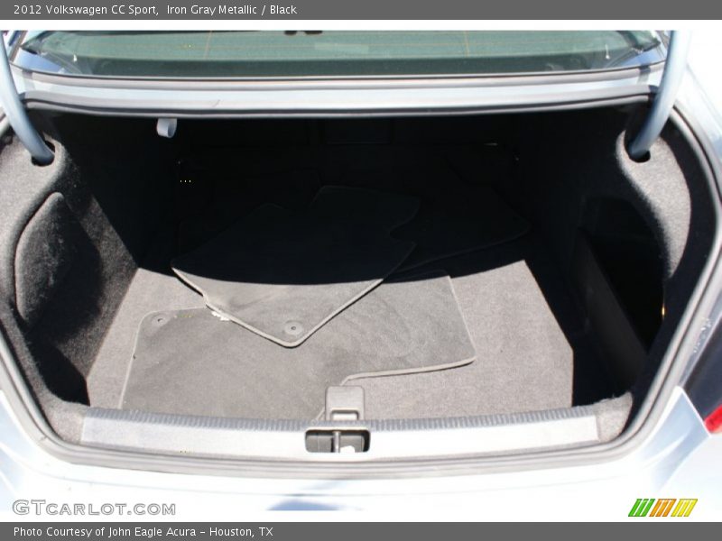 Iron Gray Metallic / Black 2012 Volkswagen CC Sport