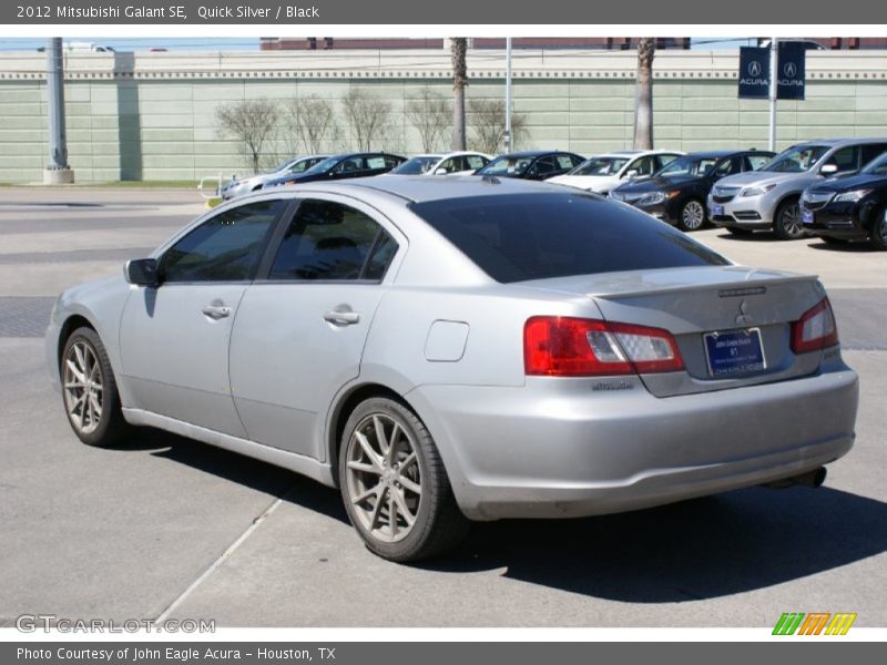 Quick Silver / Black 2012 Mitsubishi Galant SE