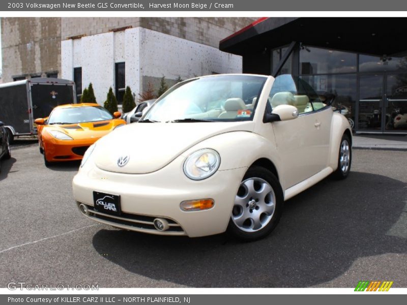 Harvest Moon Beige / Cream 2003 Volkswagen New Beetle GLS Convertible