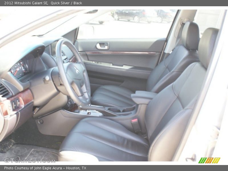 Quick Silver / Black 2012 Mitsubishi Galant SE