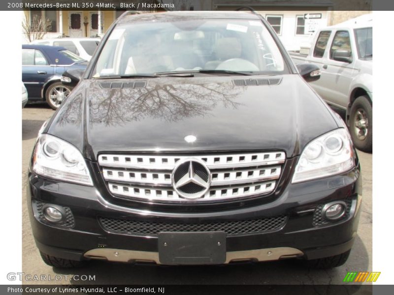 Black / Macadamia 2008 Mercedes-Benz ML 350 4Matic
