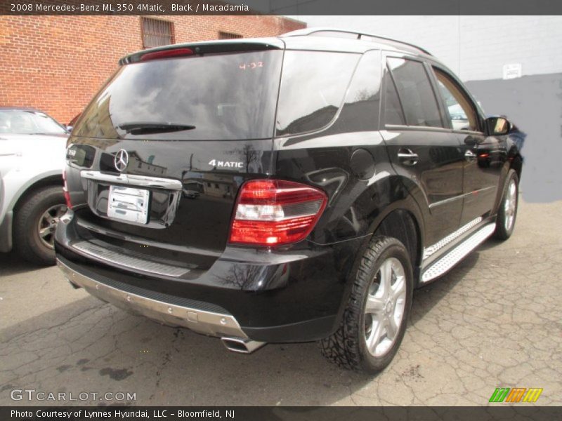 Black / Macadamia 2008 Mercedes-Benz ML 350 4Matic