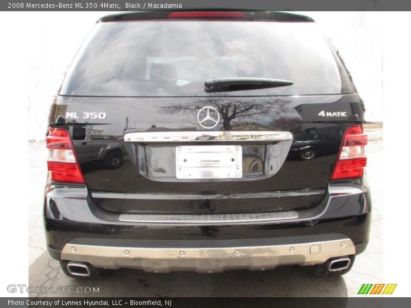 Black / Macadamia 2008 Mercedes-Benz ML 350 4Matic