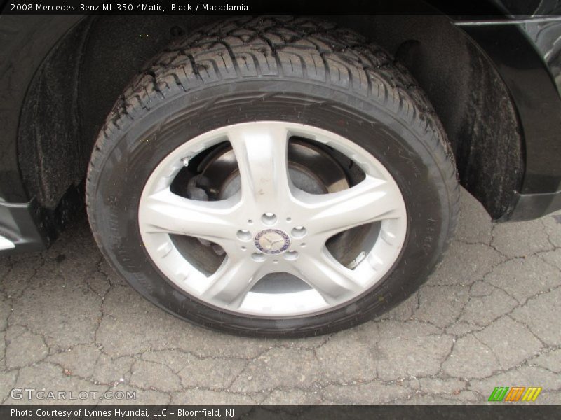 Black / Macadamia 2008 Mercedes-Benz ML 350 4Matic