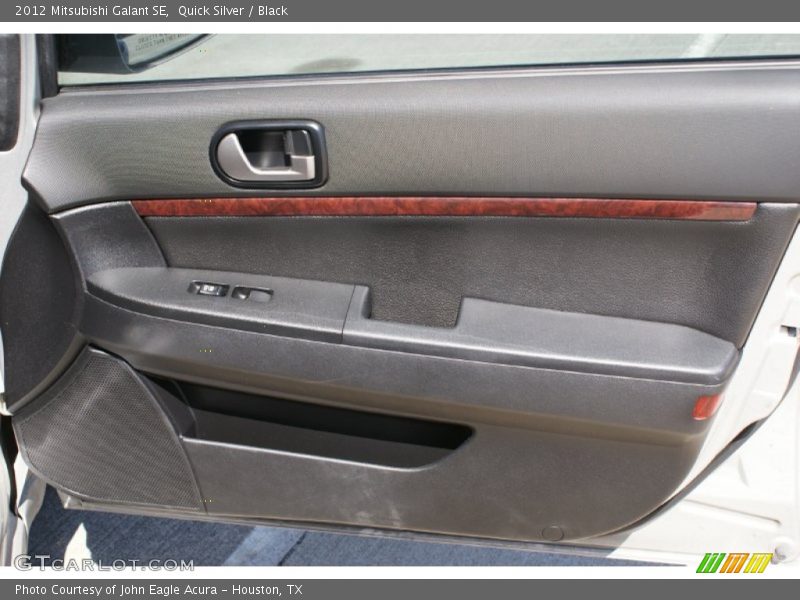 Quick Silver / Black 2012 Mitsubishi Galant SE