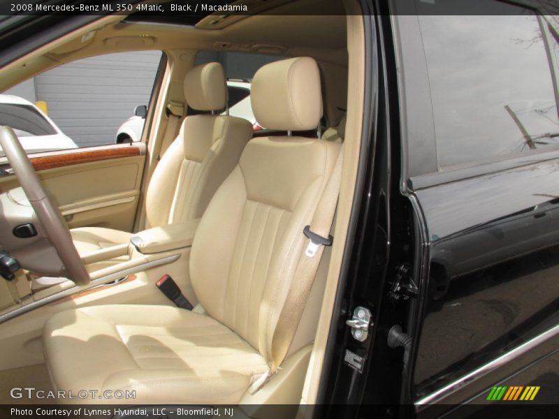 Black / Macadamia 2008 Mercedes-Benz ML 350 4Matic