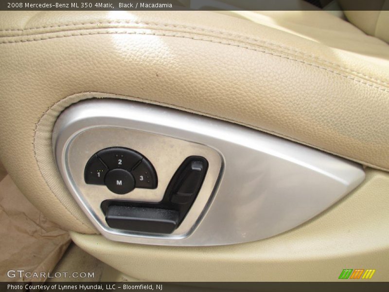 Black / Macadamia 2008 Mercedes-Benz ML 350 4Matic