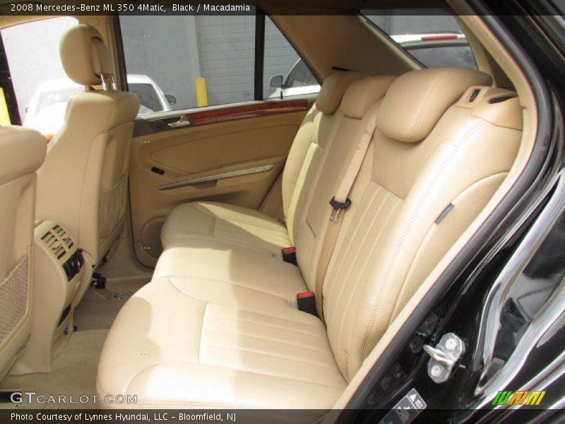 Black / Macadamia 2008 Mercedes-Benz ML 350 4Matic