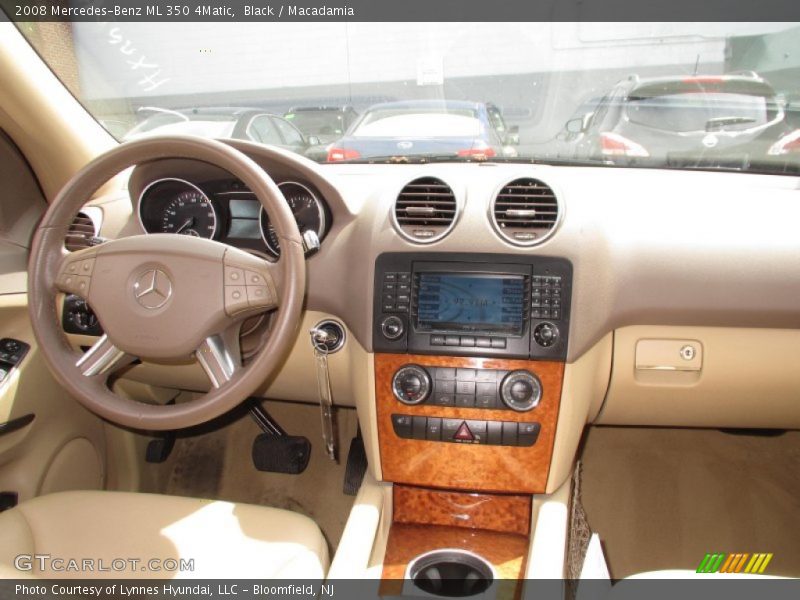 Black / Macadamia 2008 Mercedes-Benz ML 350 4Matic