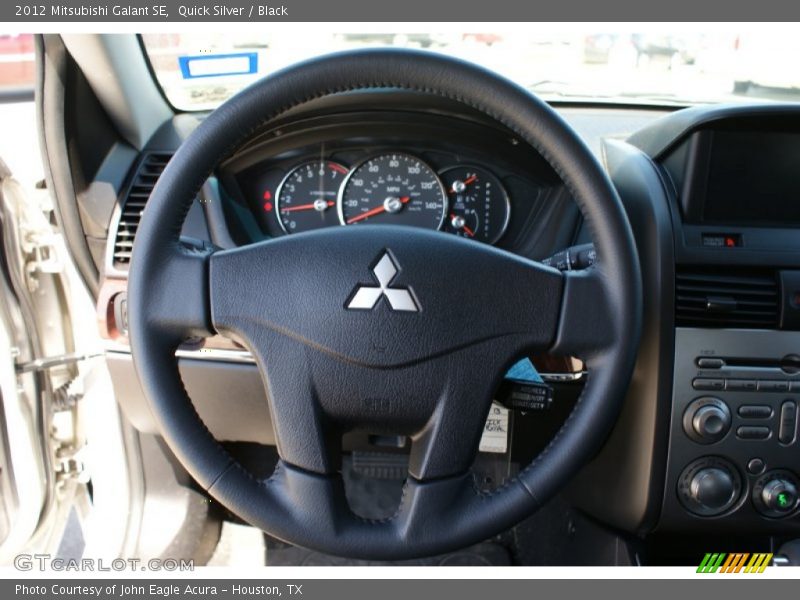 Quick Silver / Black 2012 Mitsubishi Galant SE