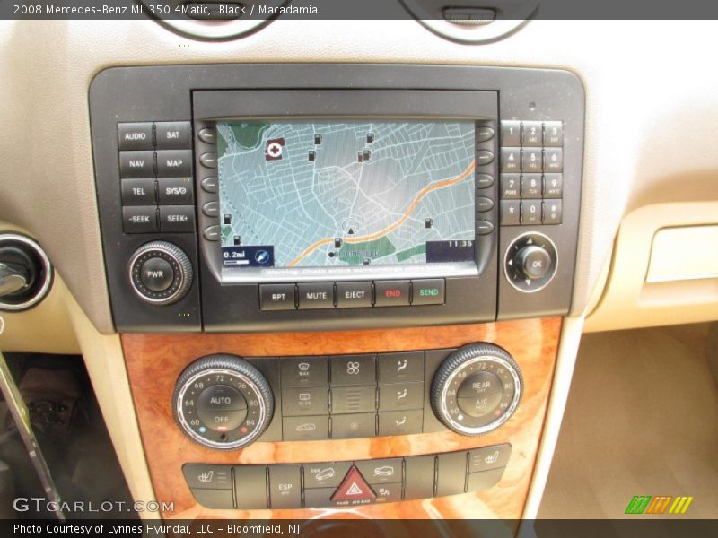 Black / Macadamia 2008 Mercedes-Benz ML 350 4Matic