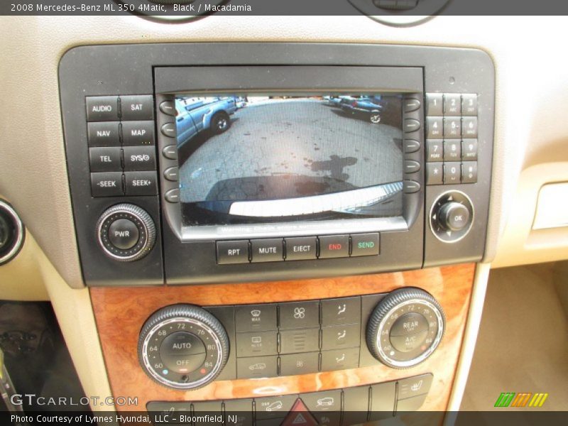 Black / Macadamia 2008 Mercedes-Benz ML 350 4Matic