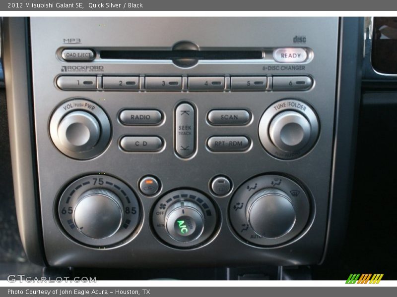 Quick Silver / Black 2012 Mitsubishi Galant SE