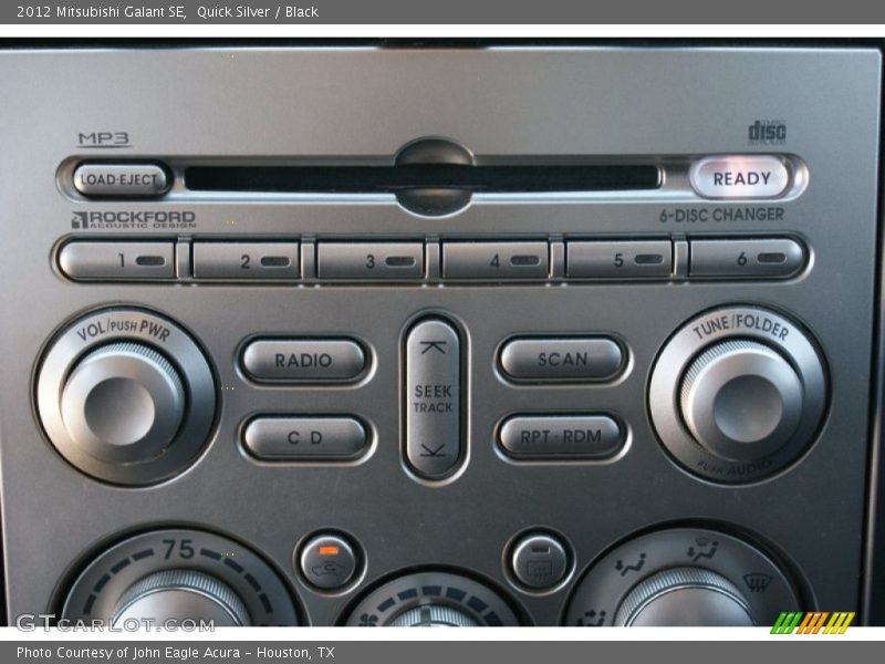 Quick Silver / Black 2012 Mitsubishi Galant SE