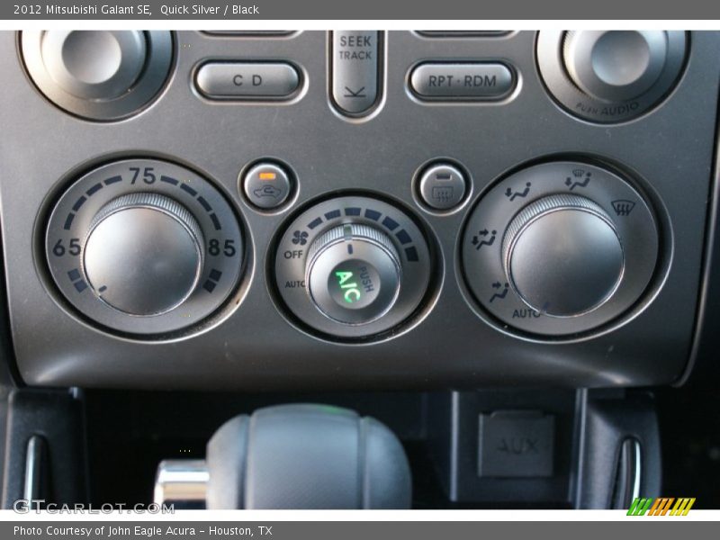 Quick Silver / Black 2012 Mitsubishi Galant SE