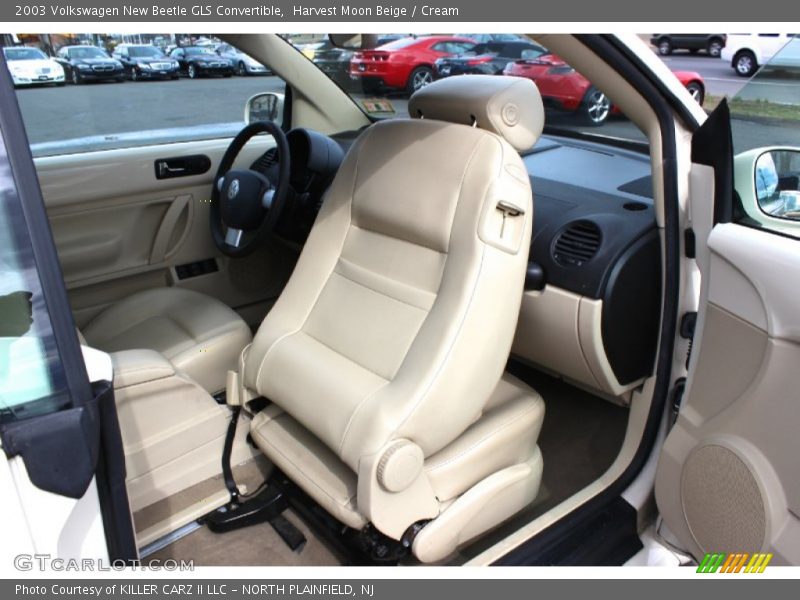 Harvest Moon Beige / Cream 2003 Volkswagen New Beetle GLS Convertible