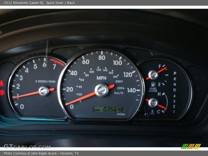 Quick Silver / Black 2012 Mitsubishi Galant SE