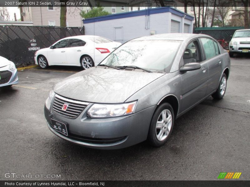 Storm Gray / Gray 2007 Saturn ION 2 Sedan