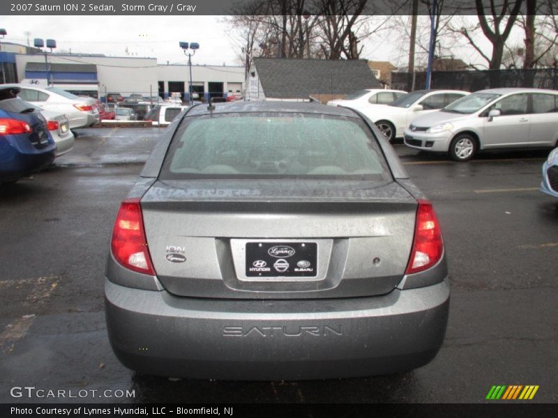 Storm Gray / Gray 2007 Saturn ION 2 Sedan
