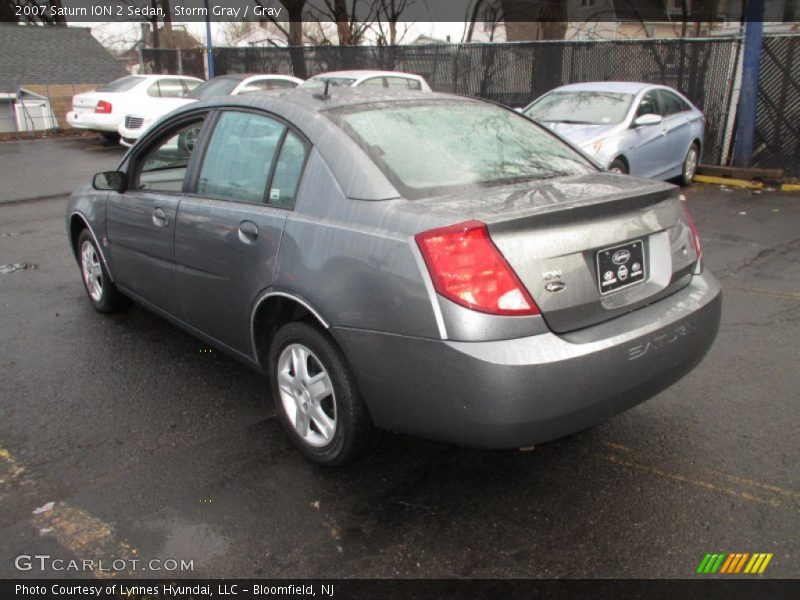 Storm Gray / Gray 2007 Saturn ION 2 Sedan