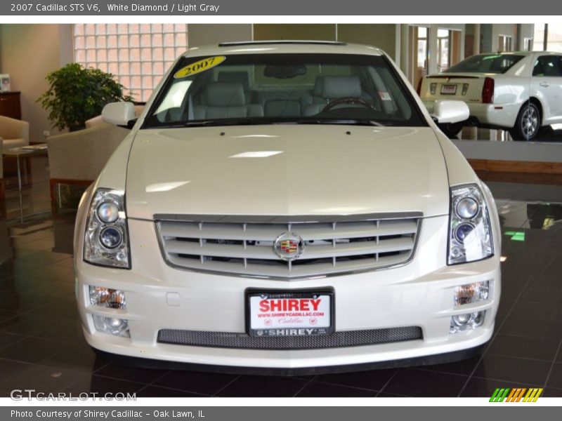 White Diamond / Light Gray 2007 Cadillac STS V6