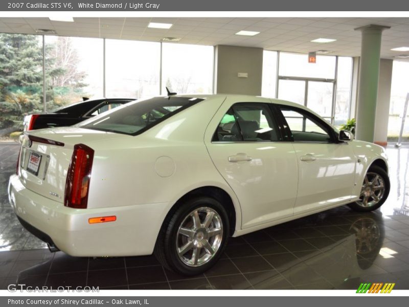 White Diamond / Light Gray 2007 Cadillac STS V6