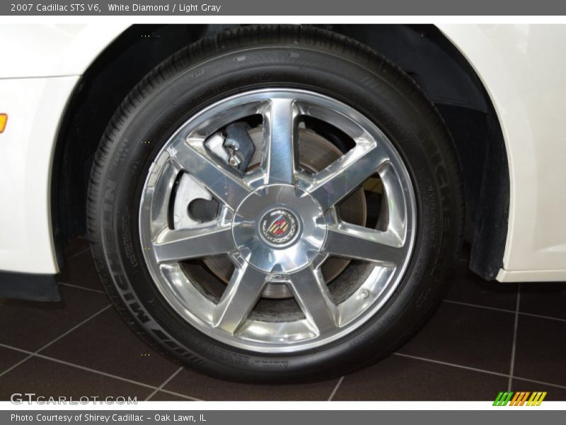 White Diamond / Light Gray 2007 Cadillac STS V6