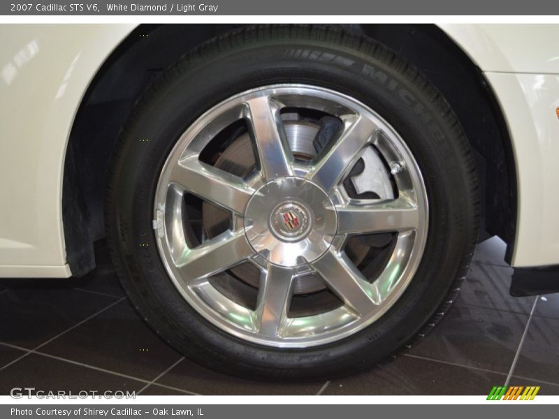White Diamond / Light Gray 2007 Cadillac STS V6