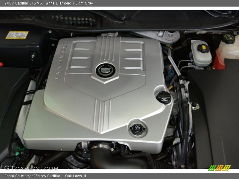 White Diamond / Light Gray 2007 Cadillac STS V6