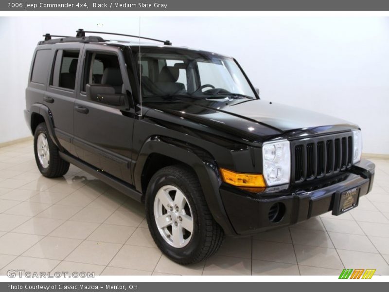 Black / Medium Slate Gray 2006 Jeep Commander 4x4