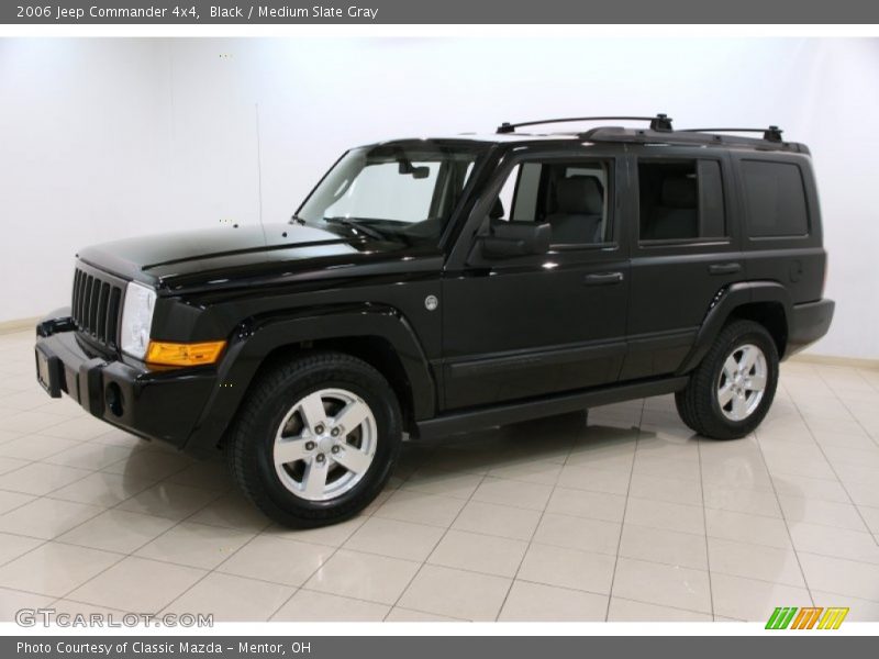 Black / Medium Slate Gray 2006 Jeep Commander 4x4