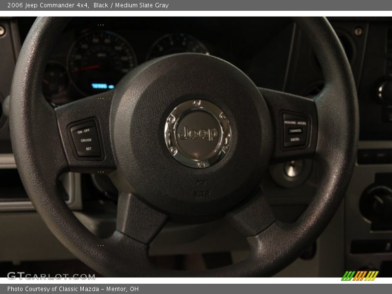 Black / Medium Slate Gray 2006 Jeep Commander 4x4