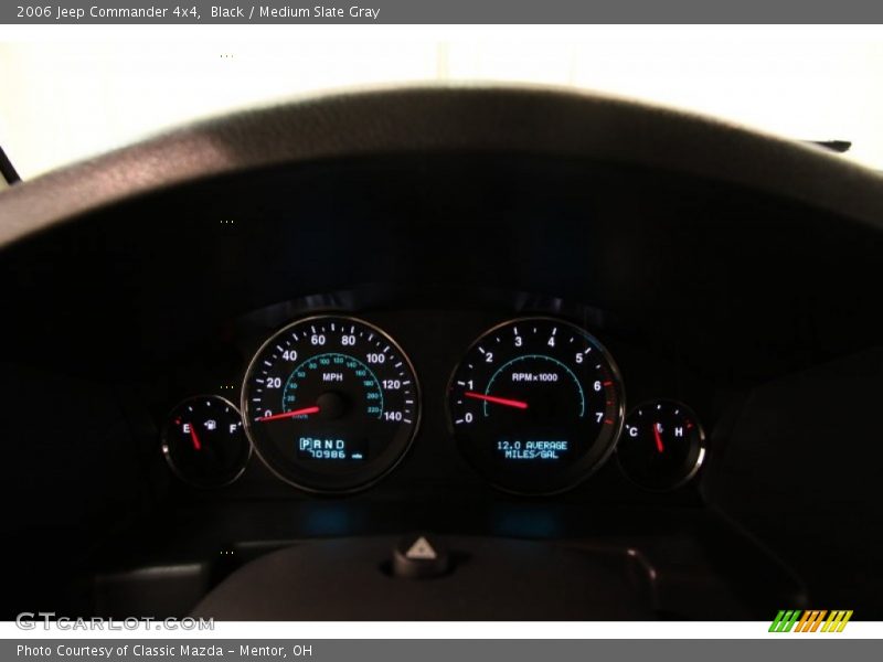 Black / Medium Slate Gray 2006 Jeep Commander 4x4