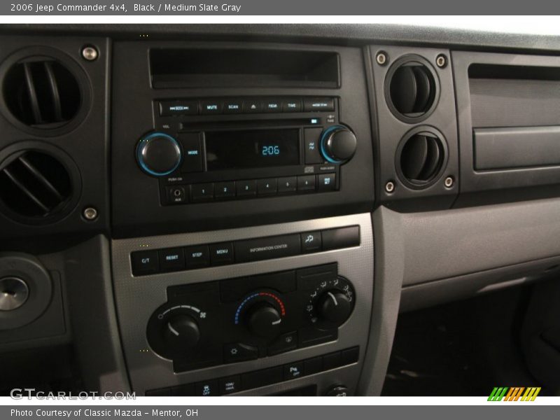 Black / Medium Slate Gray 2006 Jeep Commander 4x4