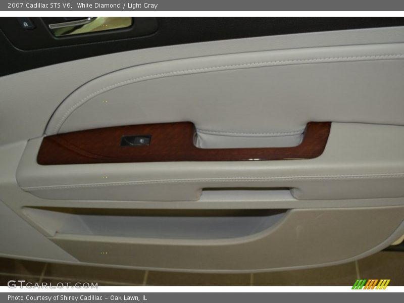 White Diamond / Light Gray 2007 Cadillac STS V6