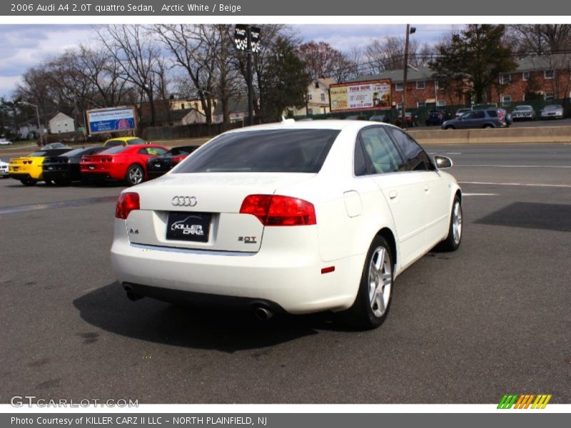 Arctic White / Beige 2006 Audi A4 2.0T quattro Sedan