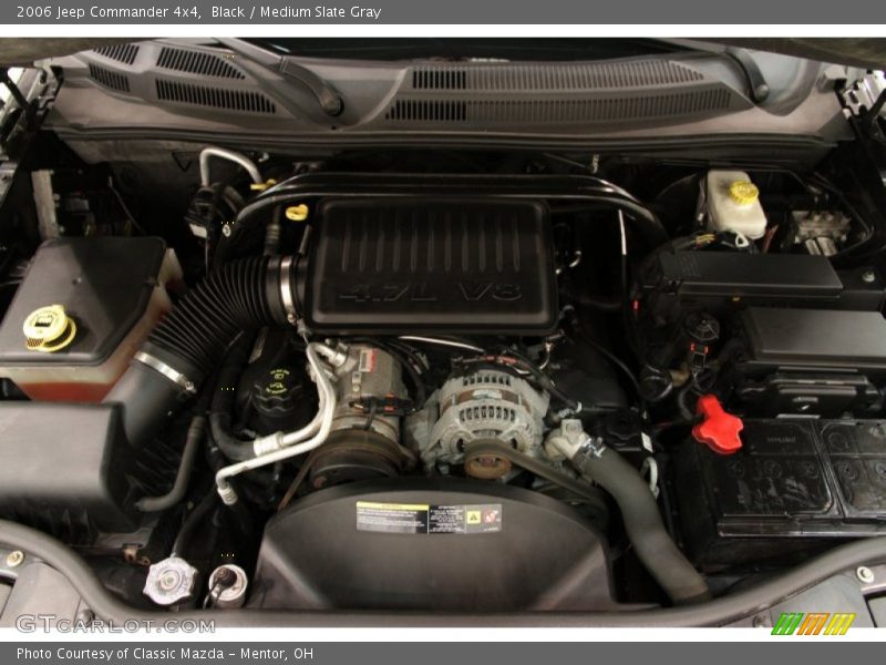 Black / Medium Slate Gray 2006 Jeep Commander 4x4