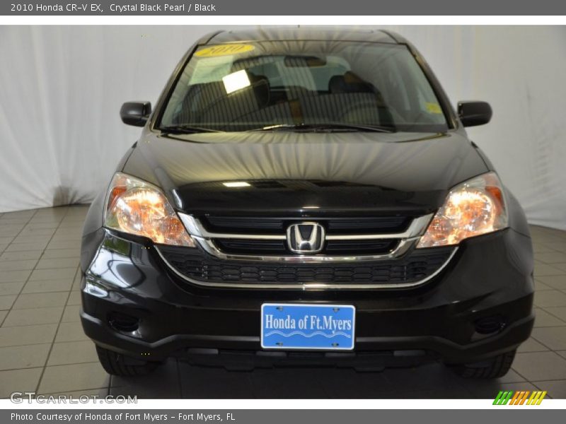 Crystal Black Pearl / Black 2010 Honda CR-V EX