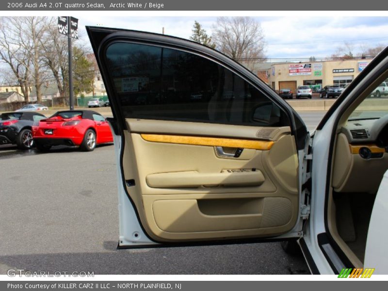 Arctic White / Beige 2006 Audi A4 2.0T quattro Sedan