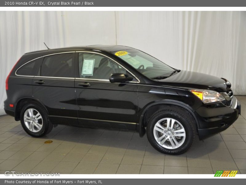 Crystal Black Pearl / Black 2010 Honda CR-V EX